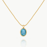 The Large Turquoise Pendant Necklace