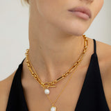 Mother of Pearl Pendant Necklace
