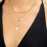 The Small Turquoise Pendant Necklace