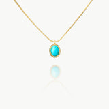 The Small Turquoise Pendant Necklace