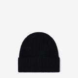 The Merino Wool Beanie - Arctic Coal Black