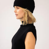 The Merino Wool Beanie - Arctic Coal Black