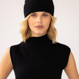 The Merino Wool Beanie - Arctic Coal Black