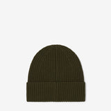 The Merino Wool Beanie - Khaki Evergreen