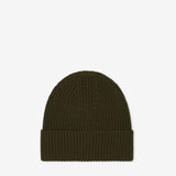 The Merino Wool Beanie - Khaki Evergreen