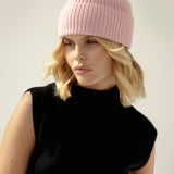 The Merino Wool Beanie - Pink Blush