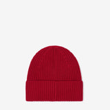 The Merino Wool Beanie - Rosewood Red