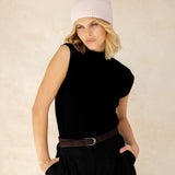 The Merino Wool Beanie - Snow Blossom