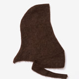 The Alpaca Hooded Scarf - Dark Coffee