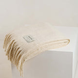 The Reykjavik Throw - Pebble Beige