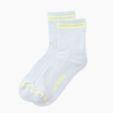 The Shortie Striped Sock - Blue Aura