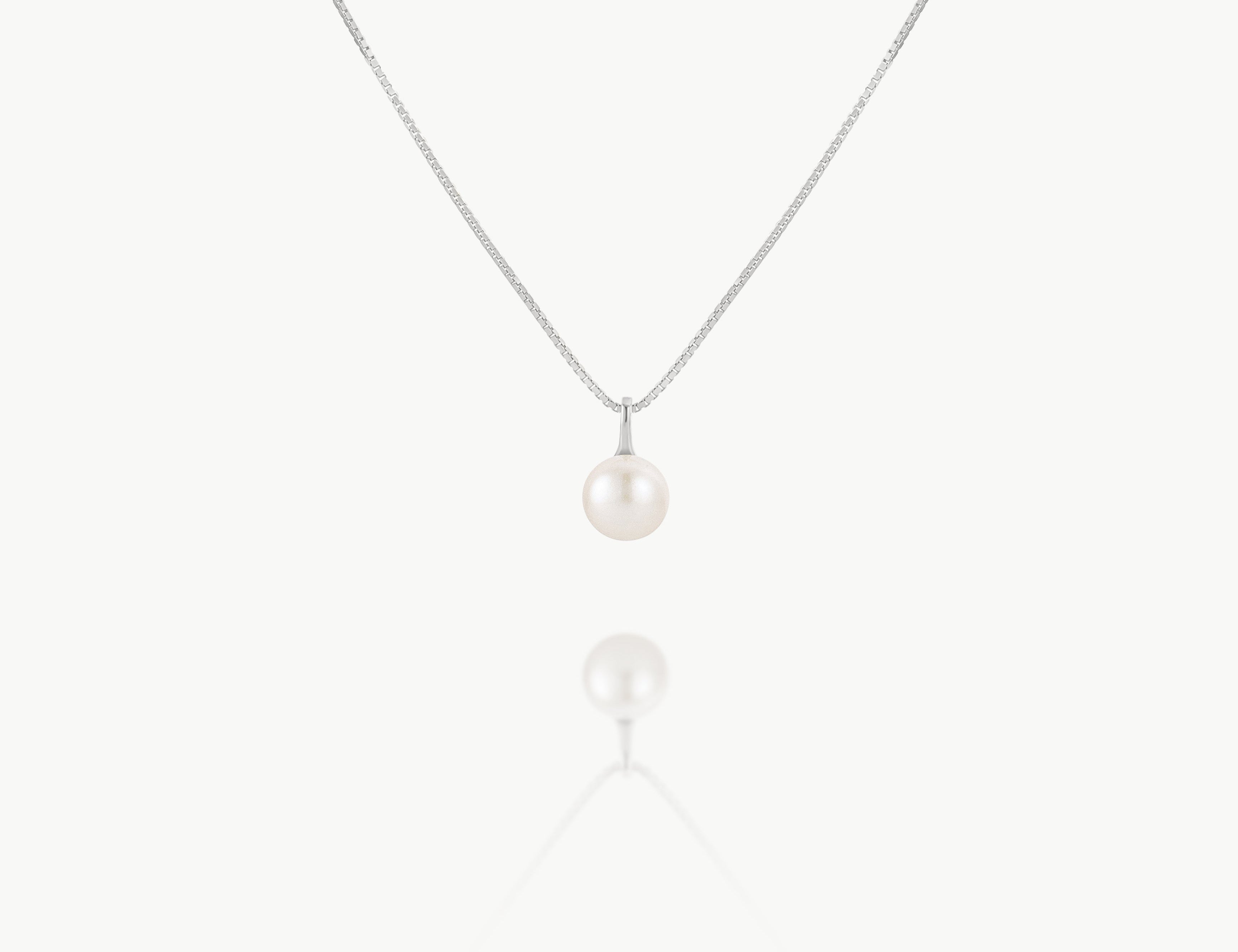FAE - Single Pearl Drop Chain Necklace