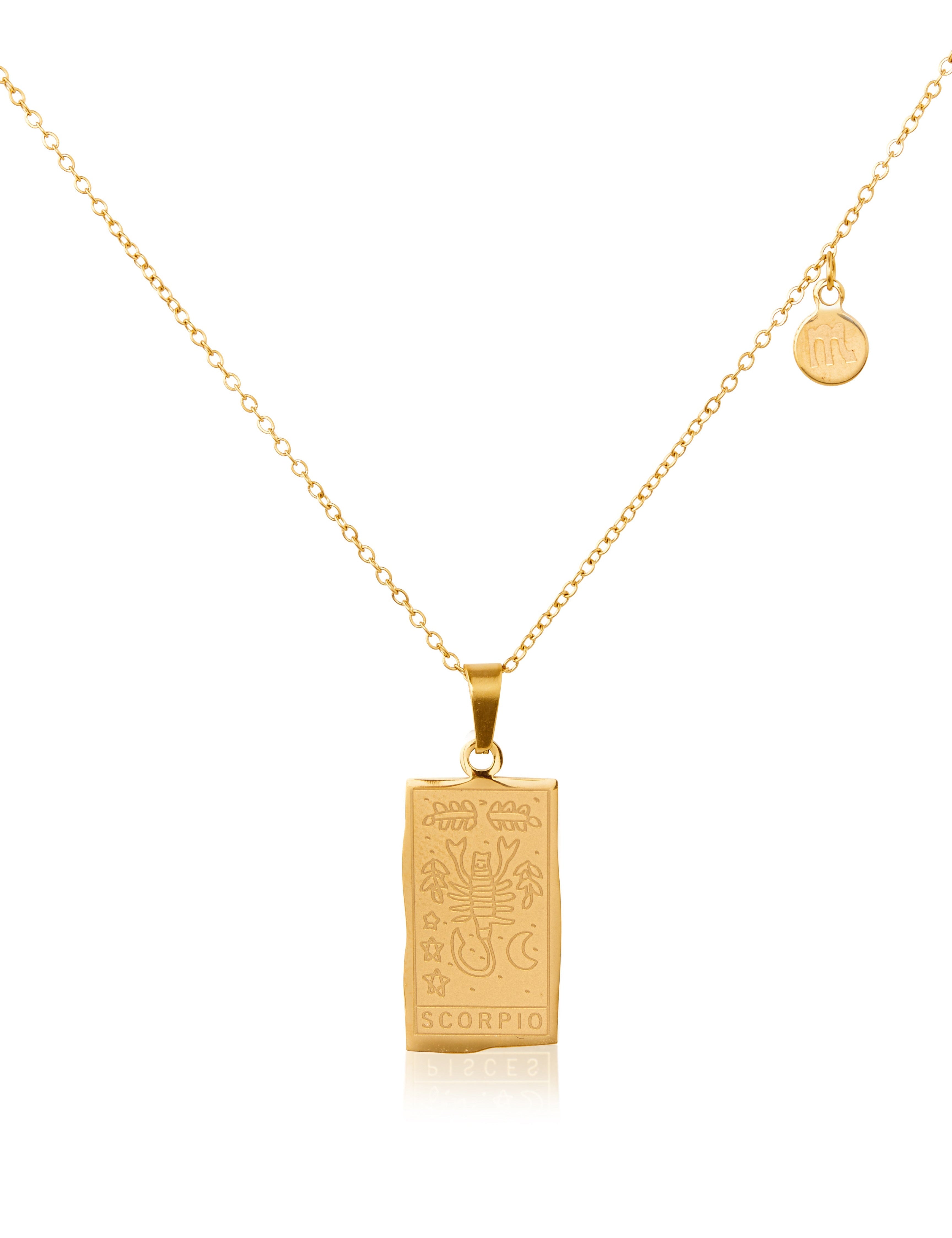 Zodiac Star Sign Necklace - Pisces