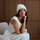 The Alpaca Beanie - White