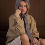 The Alpaca Bonnet - Blizzard Grey