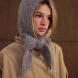 The Alpaca Bonnet - Blizzard Grey