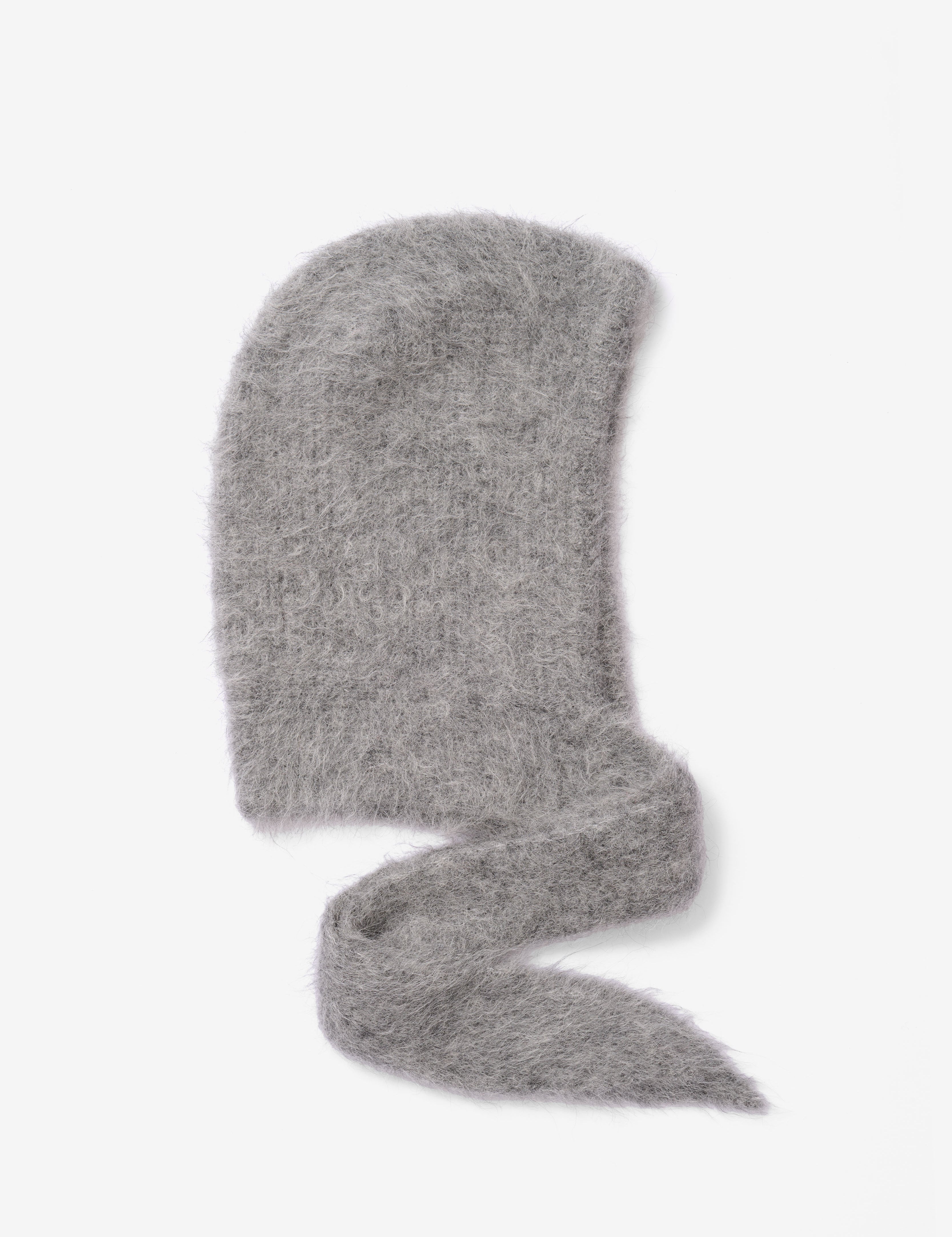 The Alpaca Bonnet - Blizzard Grey