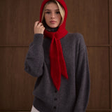 The Alpaca Bonnet - Flame Red