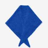 Alpaca Triangle Scarf - Electric Blue
