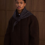 Alpaca Triangle Scarf - Dark Grey