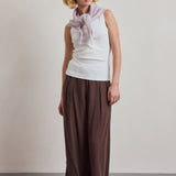 Alpaca Triangle Scarf - Wild Lilac