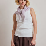 Alpaca Triangle Scarf - Wild Lilac