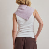 Alpaca Triangle Scarf - Wild Lilac