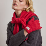 The Alpaca Gloves - Crimson Red