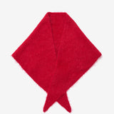 Alpaca Triangle Scarf - Crimson Red