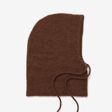 Alpaca Drawstring Hood - Coffee