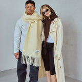 The Alpaca Hooded Scarf - Dark Coffee