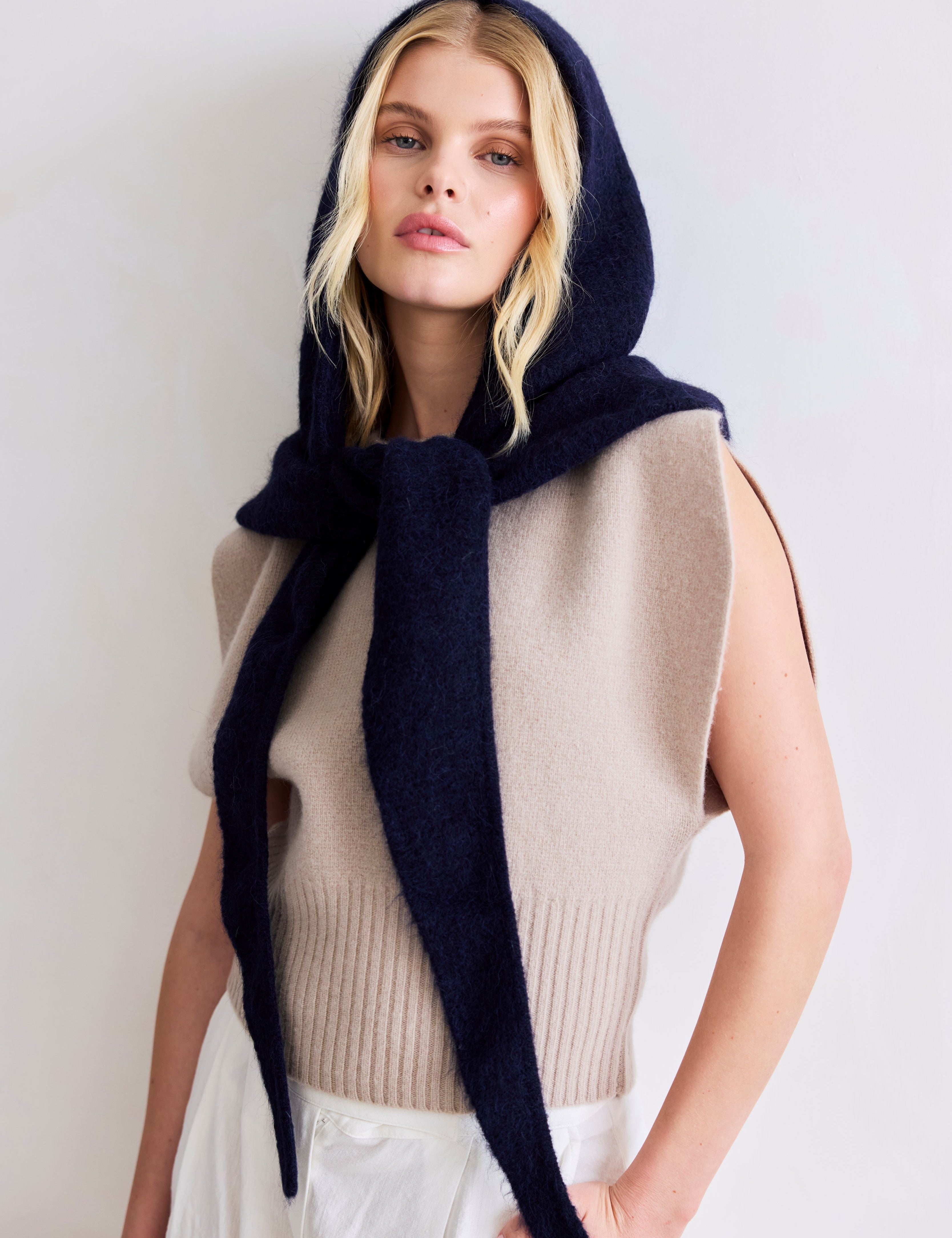 The Alpaca Hooded Scarf
