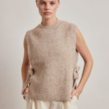 Alpaca Vest - Beige