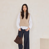 Alpaca Vest - Beige