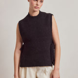 Alpaca Vest - Black