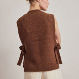 Alpaca Vest - Coffee