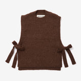 Alpaca Vest - Coffee