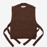 Alpaca Vest - Coffee