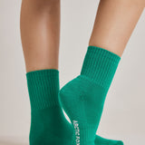 The Shortie Sock  - Emerald