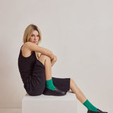 The Shortie Sock  - Emerald