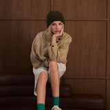 The Shortie Sock  - Emerald
