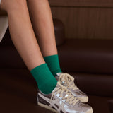 The Shortie Sock  - Emerald