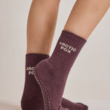 Pilates Grip Socks - Cocoa Powder
