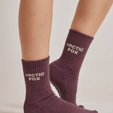 Pilates Grip Socks - Cocoa Powder