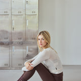 Pilates Grip Socks - Cocoa Powder