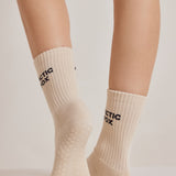 Pilates Grip Socks - Off White