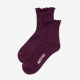 The Ruffle Socks - Cherry