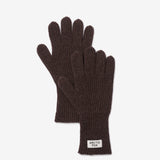 The Cashmere Gloves - Chocolate Brown