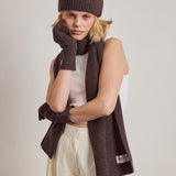 The Cashmere Gloves - Chocolate Brown