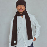 The Cashmere Scarf - Chocolate Brown